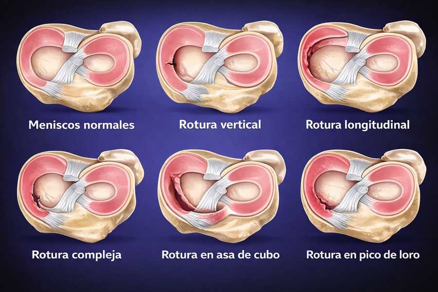 Rotura de menisco en asa de cubo: tratamiento y recuperación