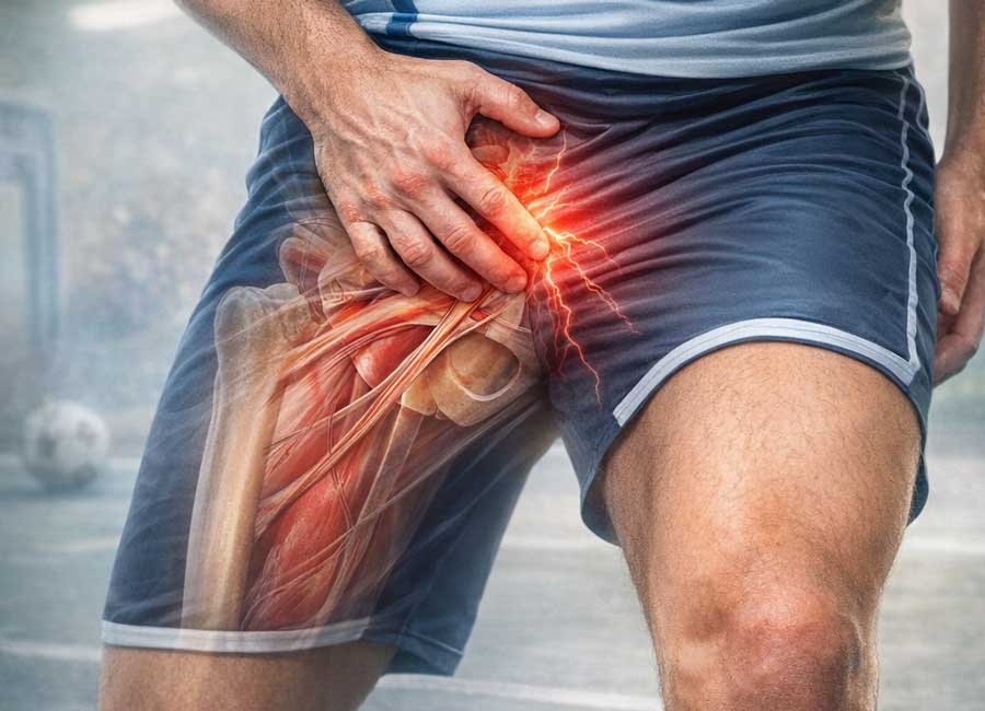 Dolor inguinal al hacer deporte: ¿Es una lesión muscular?
